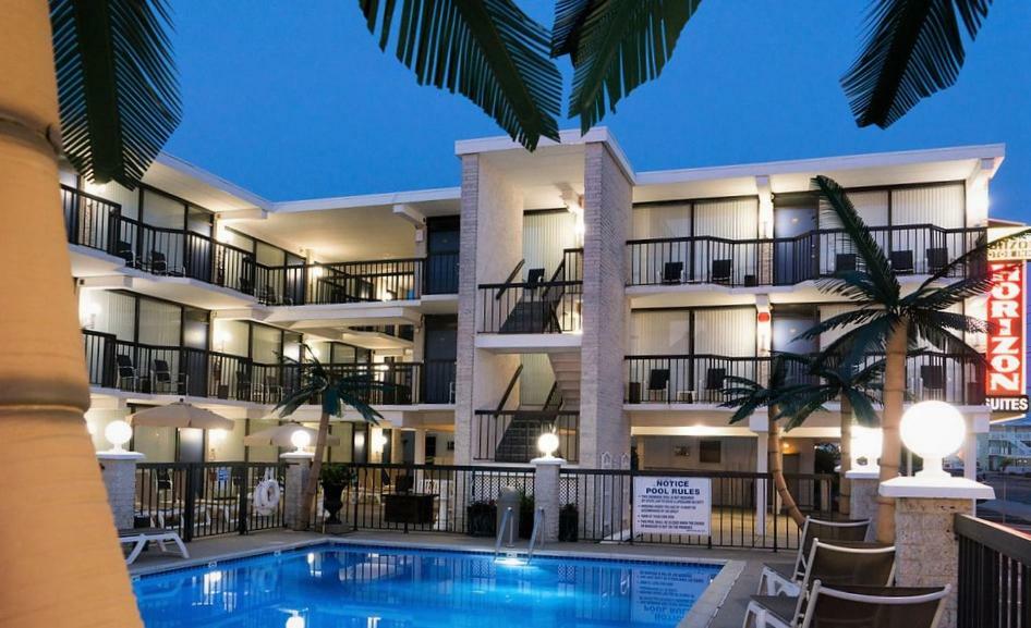 נורת' וויילדווד Horizon Motor Inn-Beach Block & Close To Morey'S Piers מראה חיצוני תמונה